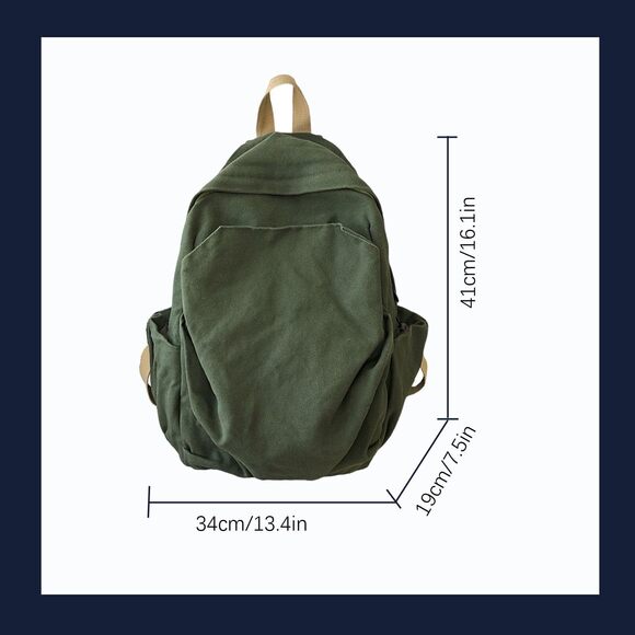 7963 canvas bag, \'s and large capacity leisure backpack, \'s and travel main image 4
